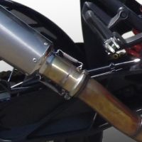 GPR exhaust compatible with  Ktm LC 8 Super Adventure 1290 - S - R - T 2017-2020, Sonic Titanium, Homologated legal slip-on exhaust including removable db killer and link pipe 