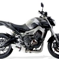 GPR exhaust compatible with  Yamaha Mt-09 Tracer 900 2015-2016, Albus Ceramic, Homologated legal full system exhaust, including removable db killer 