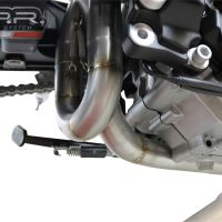 GPR exhaust compatible with  Aprilia Shiver 900 2017-2020, Decatalizzatore, Decat pipe 