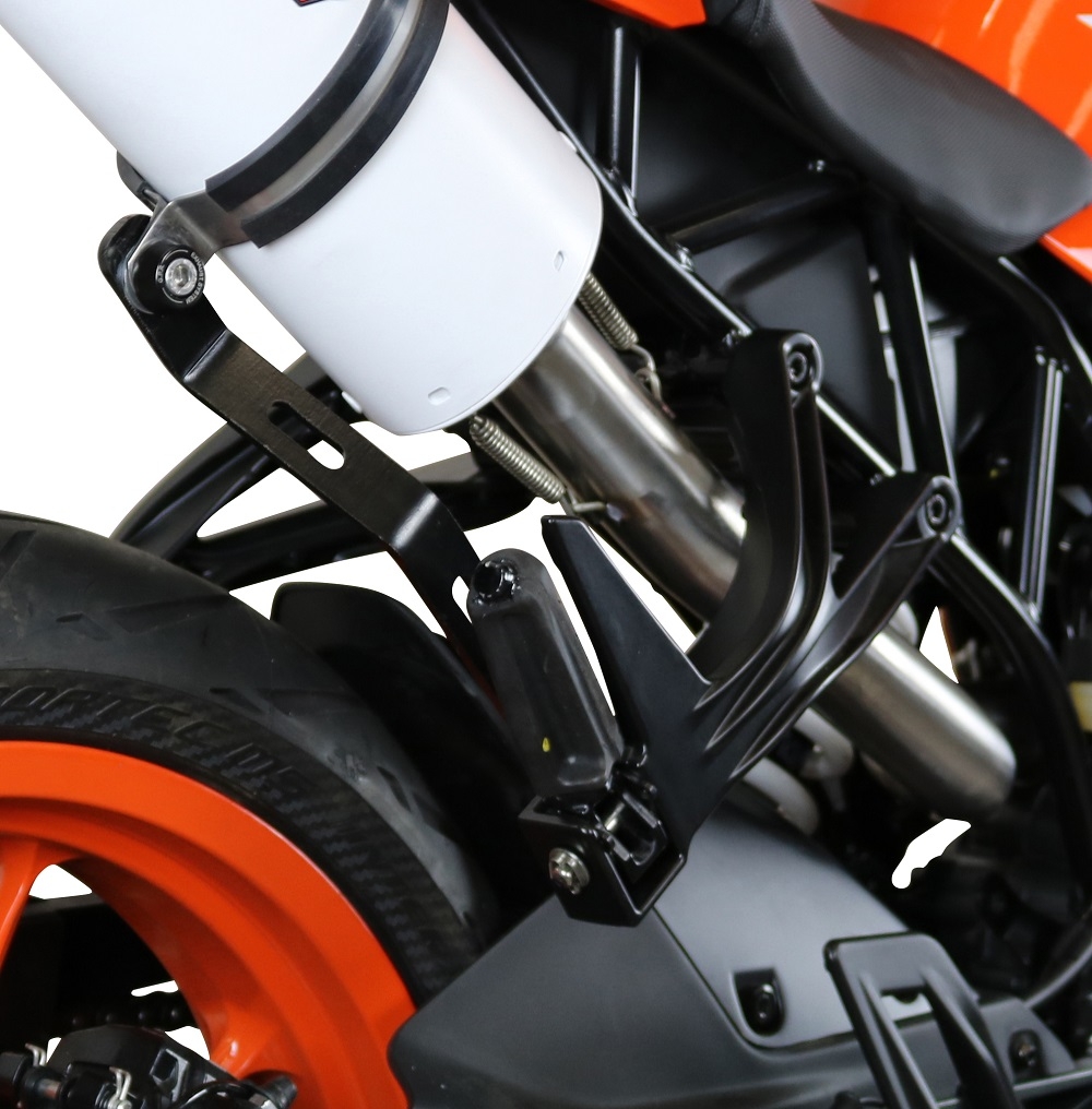 GPR exhaust compatible with  Ktm Rc 125 2017-2020, M3 Inox , Homologated legal slip-on exhaust including removable db killer, link pipe and catalyst 