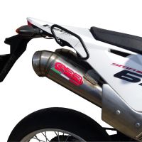 GPR exhaust compatible with  Husqvarna TE 630 E - SMS 630 - Smr 630 2010-2014, Powercone Evo, Dual Homologated legal slip-on exhaust including removable db killers, link pipes and catalysts 