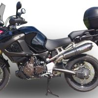 GPR exhaust compatible with  Yamaha Xt 1200 Z Supertenere 2017-2020, GP Evo4 Poppy, Homologated legal slip-on exhaust including removable db killer and link pipe 