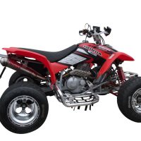 GPR exhaust compatible with  Honda Trx 400 Sportrax EX 1999-2014, Powercone Evo, Homologated legal slip-on exhaust including removable db killer and link pipe 