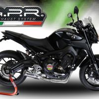 GPR exhaust compatible with  Yamaha Mt-09 Tracer 900 2017-2020, M3 Inox , full system exhaust legal for UK and non-EU countries including removable db killer 