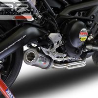 GPR exhaust compatible with  Yamaha Mt-09 Tracer 900 2017-2020, M3 Inox , full system exhaust legal for UK and non-EU countries including removable db killer 