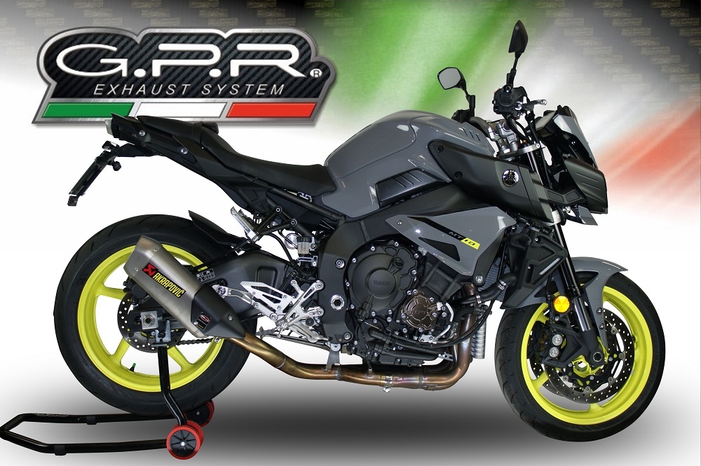 GPR exhaust compatible with  Yamaha Mt-10 2016-2024, Decatalizzatore, Decat pipe 