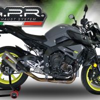 GPR exhaust compatible with  Yamaha Mt-10 2016-2024, Decatalizzatore, Decat pipe 