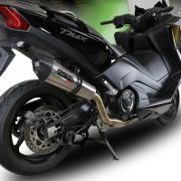 GPR exhaust compatible with  Yamaha T-Max 530 2017-2021, Gpe Ann. titanium, full system exhaust legal for UK and non-EU countries including removable db killer 