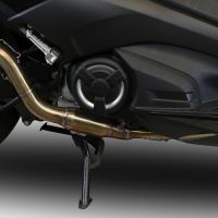 GPR exhaust compatible with  Yamaha T-Max 530 2017-2021, GP Evo4 Poppy, Homologated legal full system exhaust, including removable db killer and catalyst 