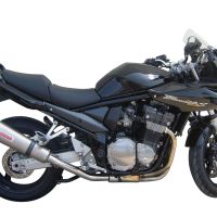 GPR exhaust compatible with  Suzuki Gsf 600 Bandit - S 1995-2005, Gpe Ann. titanium, Homologated legal slip-on exhaust including removable db killer and link pipe 