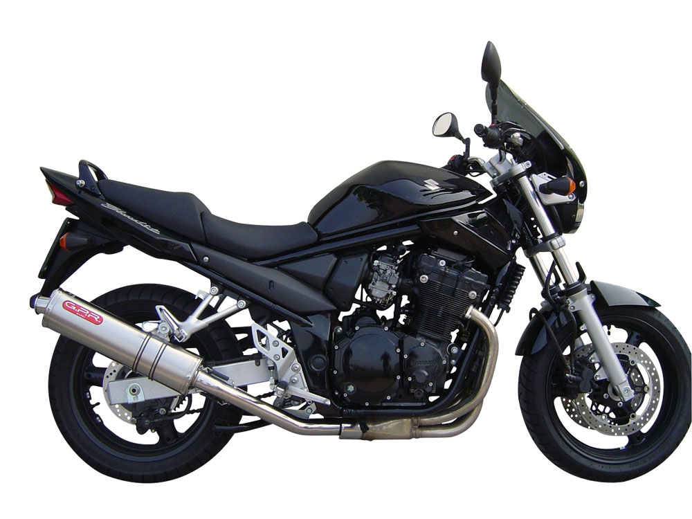 GPR exhaust compatible with  Suzuki Gsf 1200 Bandit - S  2005-2006, Trioval, Homologated legal slip-on exhaust including removable db killer, link pipe and catalyst 