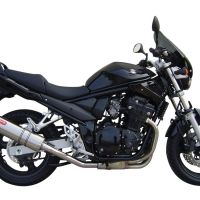 GPR exhaust compatible with  Suzuki Gsf 1200 Bandit - S  2005-2006, Trioval, Homologated legal slip-on exhaust including removable db killer, link pipe and catalyst 