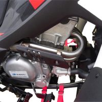 GPR exhaust compatible with  Beeline Bestia 3.3 Supermoto -Offroad 2011-2021, Deeptone Atv, Homologated legal full system exhaust, including removable db killer 