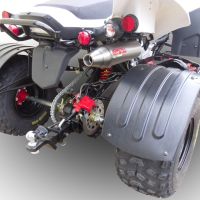 GPR exhaust compatible with  Beeline Bestia 3.3 Supermoto -Offroad 2011-2021, Deeptone Atv, Homologated legal full system exhaust, including removable db killer 