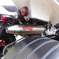 GPR exhaust compatible with  Beeline Bestia 3.3 Supermoto -Offroad 2011-2021, Deeptone Atv, Homologated legal full system exhaust, including removable db killer 