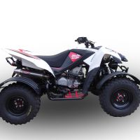 GPR exhaust compatible with  Beeline Bestia 3.3 Supermoto -Offroad 2011-2021, Deeptone Atv, Homologated legal full system exhaust, including removable db killer 