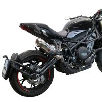 GPR exhaust compatible with  Benelli 752 S 2019-2021, Powercone Evo, Homologated legal slip-on exhaust including removable db killer and link pipe 