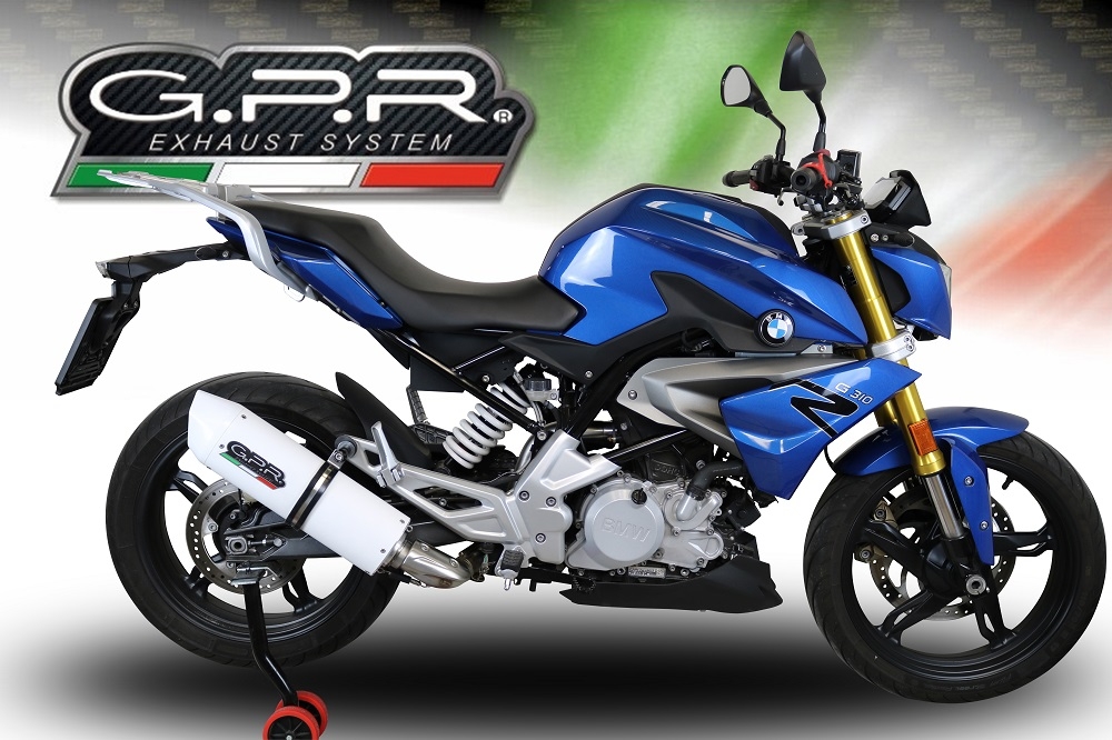 GPR exhaust compatible with  Bmw G 310 R 2017-2021, Albus Evo4, full system exhaust legal for UK and non-EU countries including removable db killer 