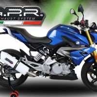 GPR exhaust compatible with  Bmw G 310 R 2017-2021, Albus Evo4, full system exhaust legal for UK and non-EU countries including removable db killer 