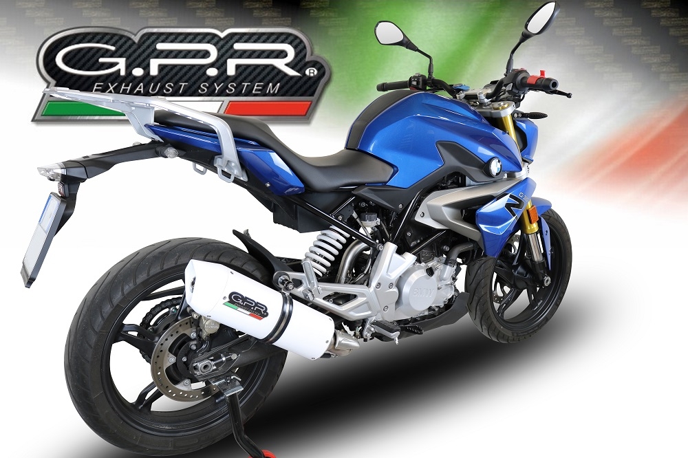 GPR exhaust compatible with  Bmw G 310 R 2017-2021, Albus Evo4, full system exhaust legal for UK and non-EU countries including removable db killer 