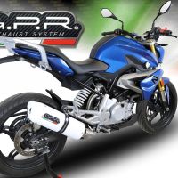 GPR exhaust compatible with  Bmw G 310 R 2017-2021, Albus Evo4, full system exhaust legal for UK and non-EU countries including removable db killer 