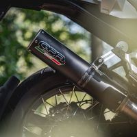 GPR exhaust compatible with  Bmw R 1250 Gs -Adventure 2021-2024, M3 Black Titanium, Homologated legal slip-on exhaust including removable db killer and link pipe 