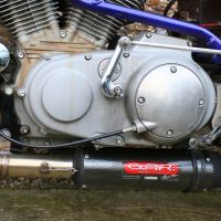 GPR exhaust compatible with  Buell S1 Lightning 1999-2002, Gpe Ann. Poppy, Homologated legal slip-on exhaust including removable db killer and link pipe 