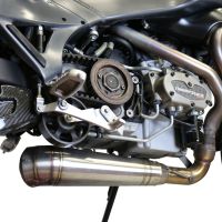 GPR exhaust compatible with  Buell X 1 1999-2002, Powercone Evo, Homologated legal slip-on exhaust including removable db killer and link pipe 