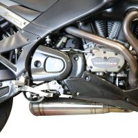 GPR exhaust compatible with  Buell X 1 1999-2002, Powercone Evo, Homologated legal slip-on exhaust including removable db killer and link pipe 