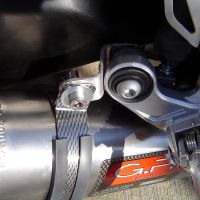 GPR exhaust compatible with  Honda Cbr 1000 Rr 2008-2011, Furore Poppy, Homologated legal slip-on exhaust including removable db killer and link pipe 