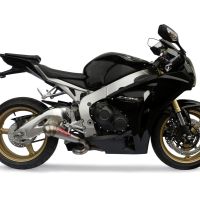 GPR exhaust compatible with  Honda Cbr 1000 Rr 2008-2011, Powercone Evo, Homologated legal slip-on exhaust including removable db killer and link pipe 