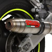 GPR exhaust compatible with  Honda Cbr 600 F - Sport  2001-2007, Deeptone Inox, Homologated legal slip-on exhaust including removable db killer, link pipe and catalyst 