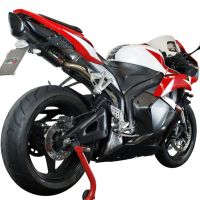 GPR exhaust compatible with  Honda Cbr 600 Rr  2003-2004, Tiburon Poppy, Homologated legal slip-on exhaust including removable db killer, link pipe and catalyst 