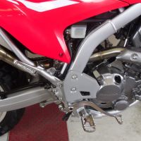 GPR exhaust compatible with  Honda Crf 250 M 2013-2016, Satinox, Homologated legal full system exhaust, including removable db killer and catalyst 