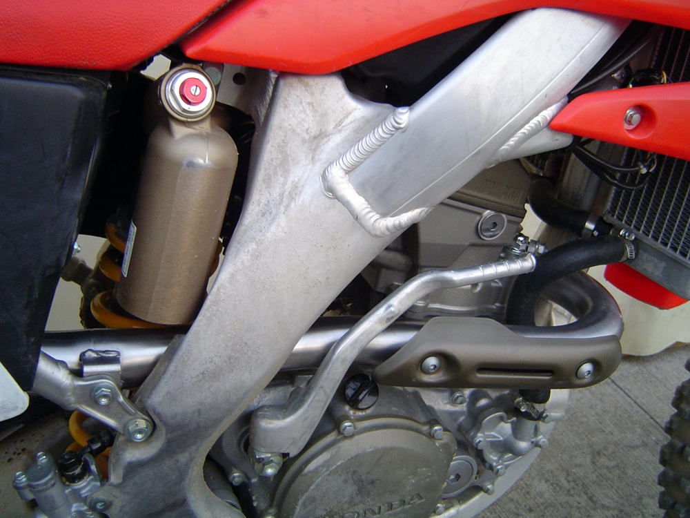 GPR exhaust compatible with  Honda Crf 250 R  2006-2009, Albus Ceramic, Homologated legal full system exhaust, including removable db killer 