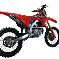 GPR exhaust compatible with  Honda Crf 450 R-RX 2021-2024, Pentacross FULL Titanium, Racing full system exhaust, including removable db killer/spark arrestor 