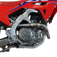 GPR exhaust compatible with  Honda Crf 450 R-RX 2021-2024, Pentacross FULL Titanium, Racing full system exhaust, including removable db killer/spark arrestor 