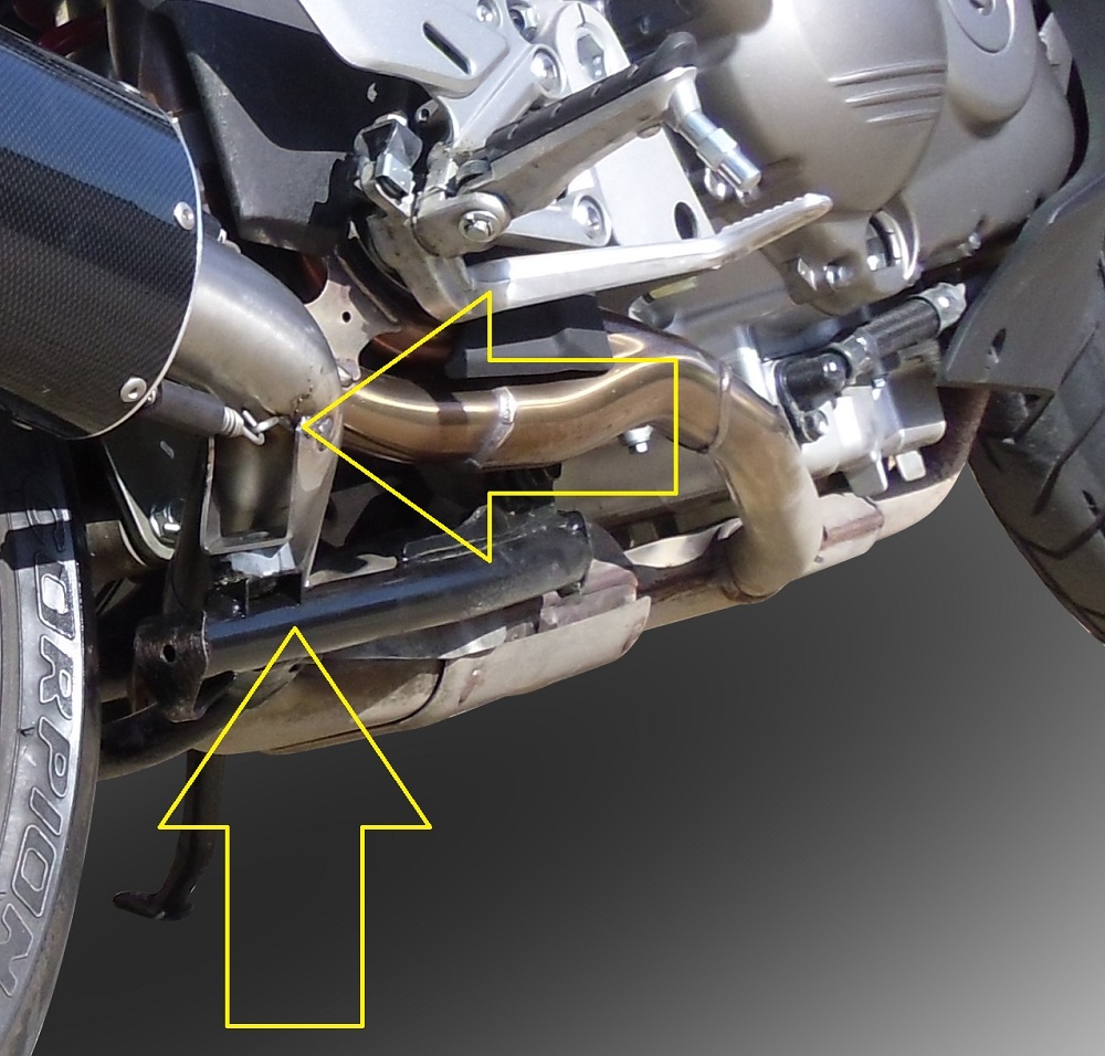 GPR exhaust compatible with  Honda Vfr 800 X Crossrunner 800  2011-2014, Albus Ceramic, Homologated legal slip-on exhaust including removable db killer and link pipe 