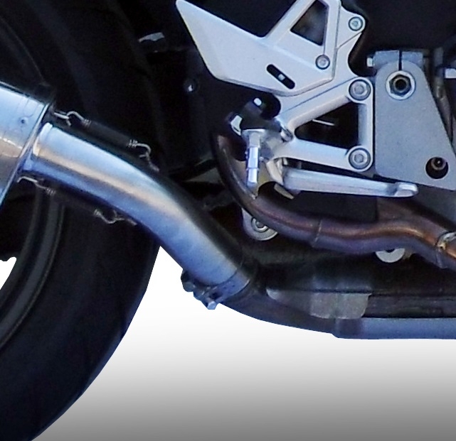 GPR exhaust compatible with  Honda Vfr 800 X Crossrunner 800  2011-2014, Albus Ceramic, Homologated legal slip-on exhaust including removable db killer and link pipe 