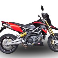 GPR exhaust compatible with  Aprilia Dorsoduro 1200 2011-2016, GP Evo4 Titanium, Dual Homologated legal slip-on exhaust including removable db killers, link pipes and catalysts 