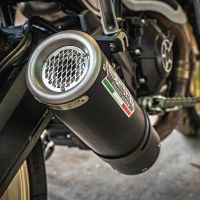 GPR exhaust compatible with  Ducati Scrambler 800  2017-2020, M3 Black Titanium, Homologated legal slip-on exhaust including removable db killer, link pipe and catalyst 