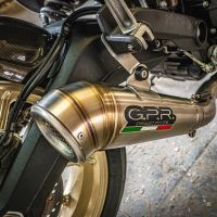 GPR exhaust compatible with  Ducati Scrambler 800  2017-2020, Powercone Evo, Homologated legal slip-on exhaust including removable db killer, link pipe and catalyst 