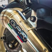 GPR exhaust compatible with  Ducati Scrambler 800  2017-2020, Powercone Evo, Homologated legal slip-on exhaust including removable db killer, link pipe and catalyst 