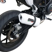 GPR exhaust compatible with  Ktm Duke 690 2012-2016, Albus Evo4, Homologated legal slip-on exhaust including removable db killer and link pipe 