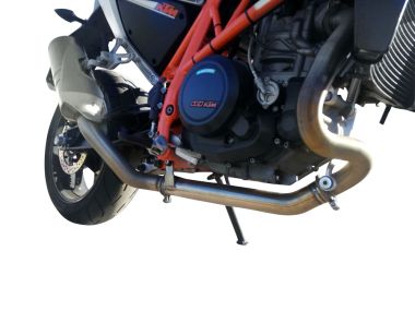 GPR exhaust compatible with  Ktm Duke 690 2012-2016, Decatalizzatore, Decat pipe 