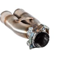 GPR exhaust compatible with  F.B. Mondial Hps 300 Pagani 2021-2022, F205, Homologated legal slip-on exhaust including removable db killer and link pipe 