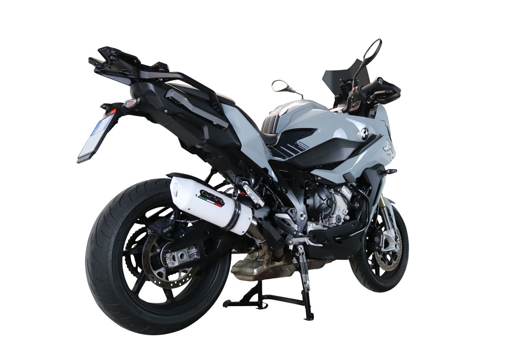 GPR exhaust compatible with  Bmw S 1000 XR -M  2020-2024, Albus Evo4, Homologated legal slip-on exhaust including removable db killer and link pipe 