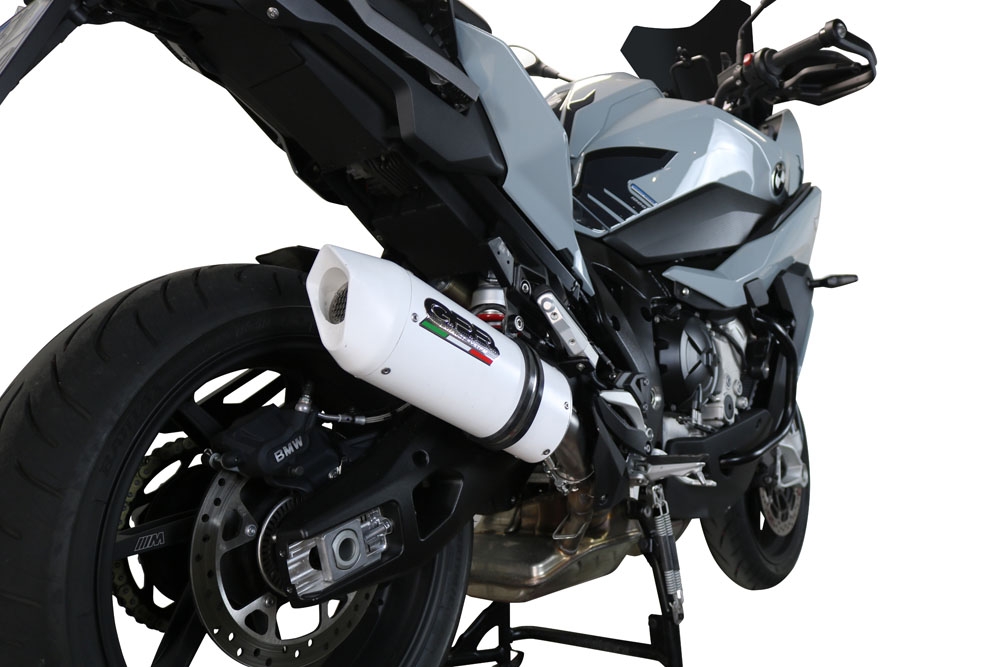 GPR exhaust compatible with  Bmw S 1000 XR -M  2020-2024, Albus Evo4, Homologated legal slip-on exhaust including removable db killer and link pipe 