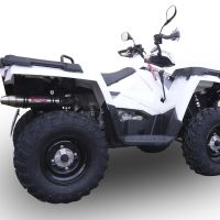 GPR exhaust compatible with  Polaris Sportsman 1000 XP Highlifter Edition 2012-2016, Deeptone Atv, Homologated legal slip-on exhaust including removable db killer and link pipe 