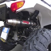 GPR exhaust compatible with  Polaris Predator 500 2003-2010, Deeptone Atv, Homologated legal full system exhaust, including removable db killer 